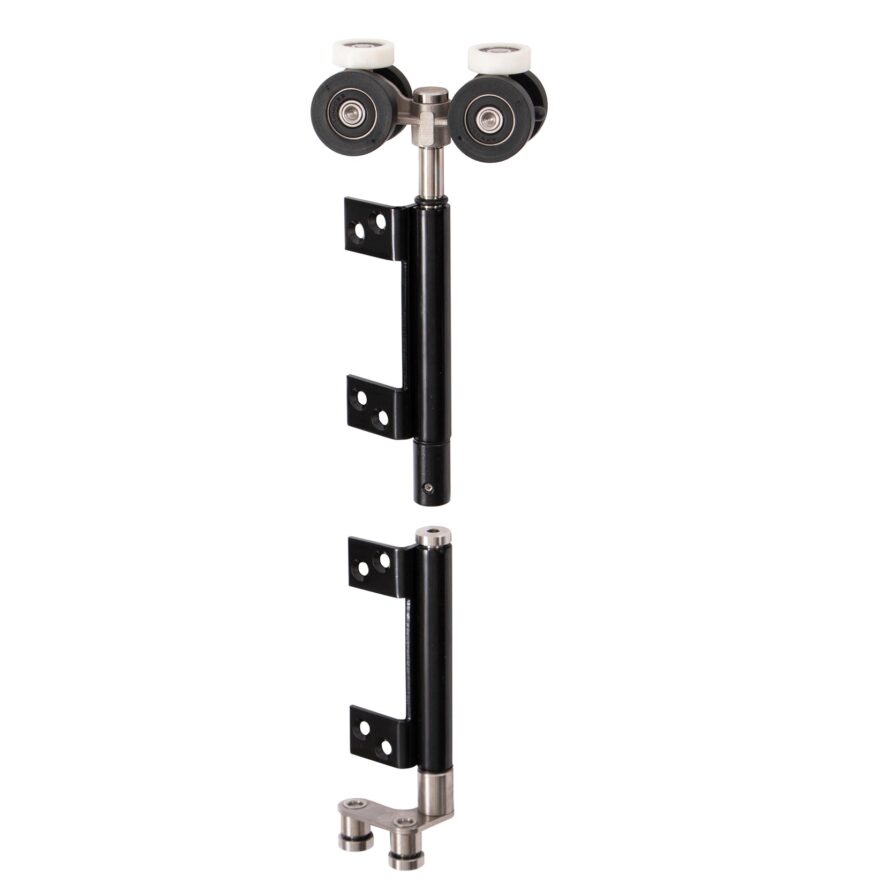 Tommafold 90 black 4 Wheel Offset End Carrier Set