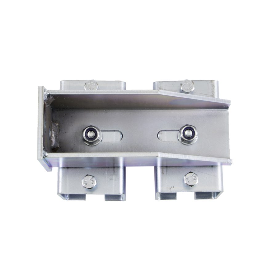 Series 70/250 Adjustable Twin Track Wall Fixing Steel Bracket For Top Track - Part 3