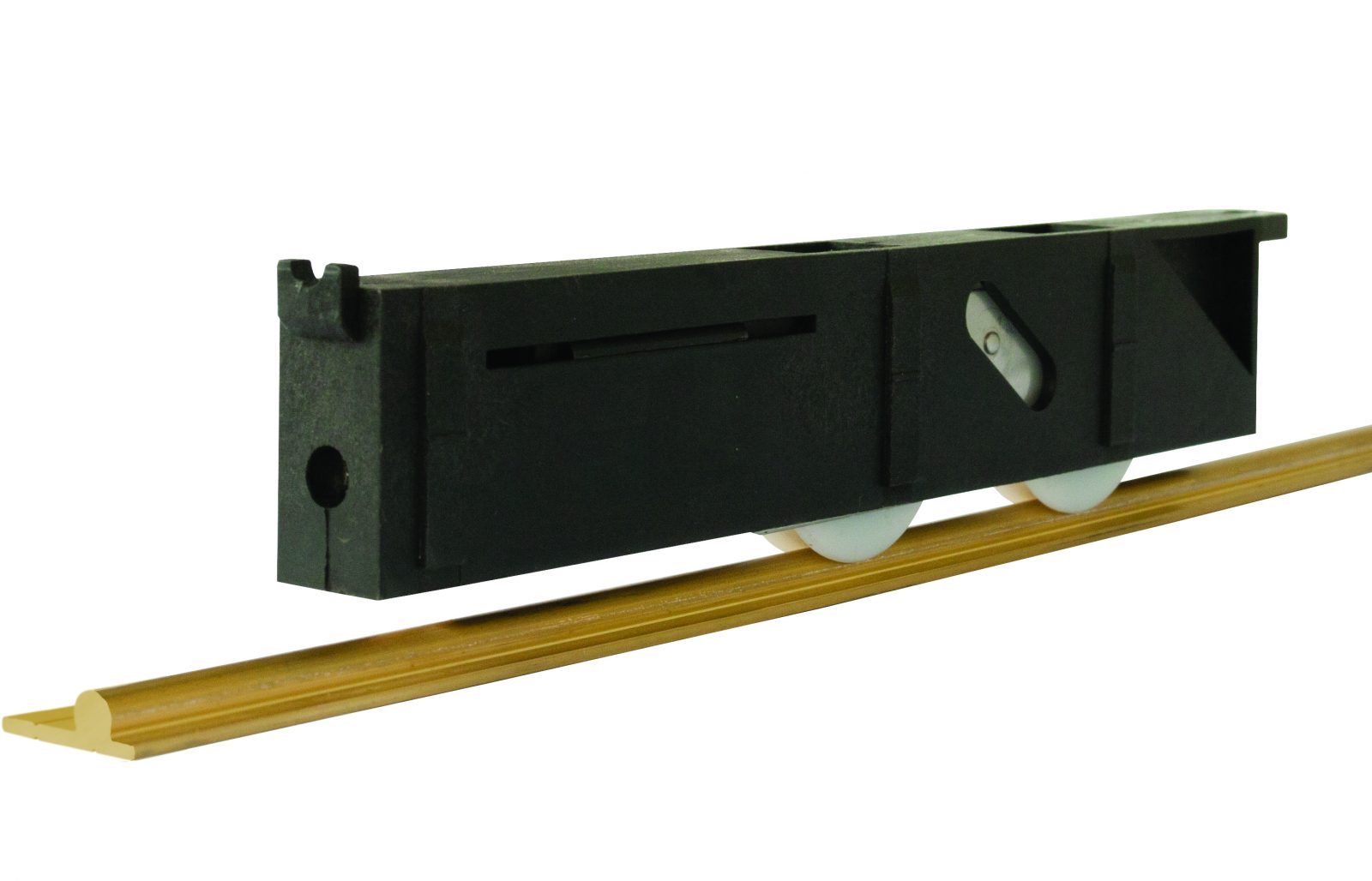 Tommaslide bottom roller unit, twin nylon wheel, 90kg capacity