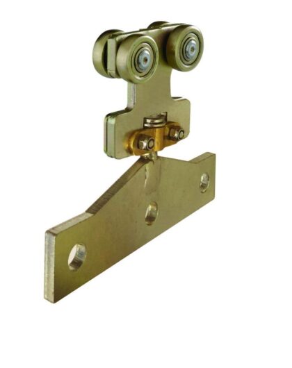 Multirail Four Wheel Hanger With Friction Rotating Plate