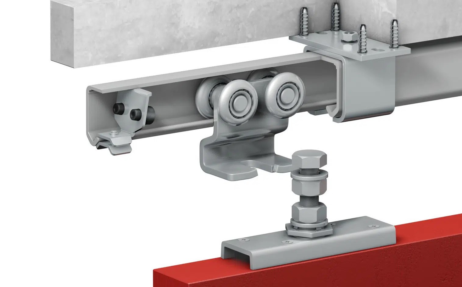 Agricultural Sliding Door Track Image
