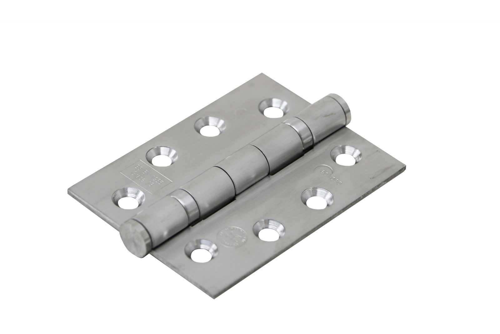 Ball Bearing Butt Hinge Grade 13 Pair 102mm Satin Stainless Steel
