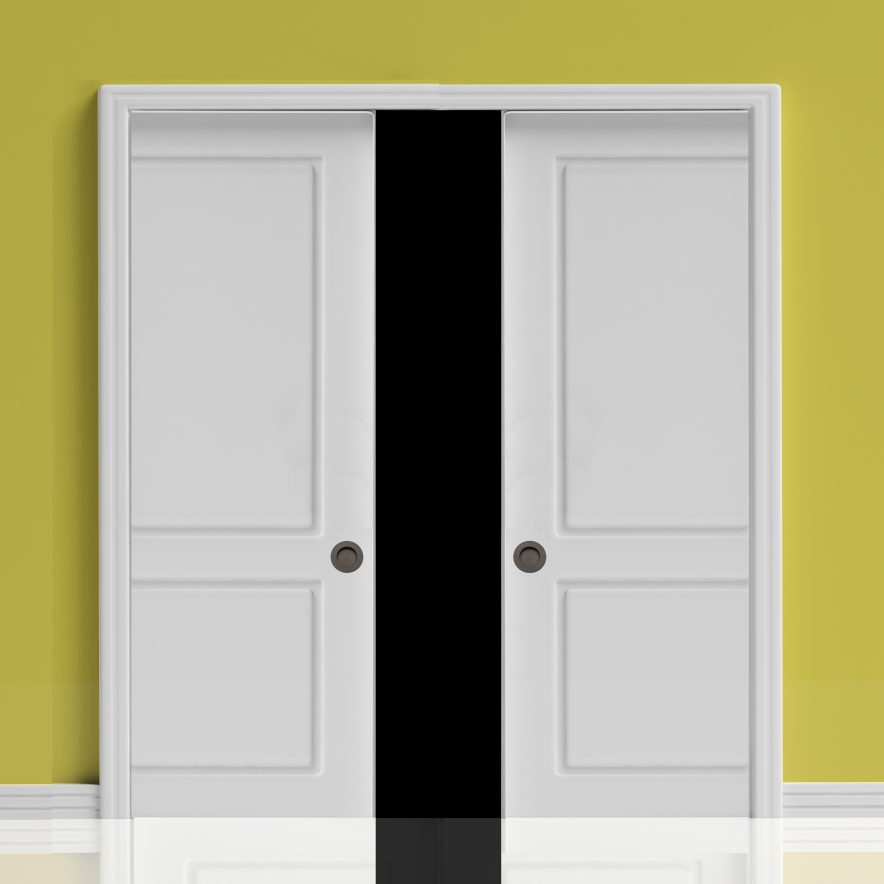 Double sliding door kit