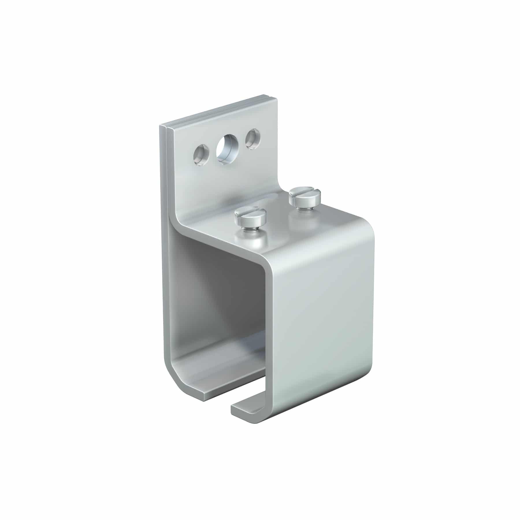 Series 70 Face Fixing Track Support Bracket Connector For Galvanized Steel Top Track