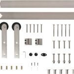 Stainless Steel Sliding Barn Door Hardware Kit – Max Door Weight: 100kg