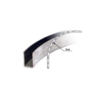 Series 300 St/St 316 Grade Curved Bottom Track, 540mm Radius - 300-4810
