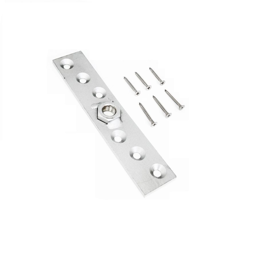 Series St/St 316 Grade Suspension Plate Set for Wooden Doors, Pair - 450-46011