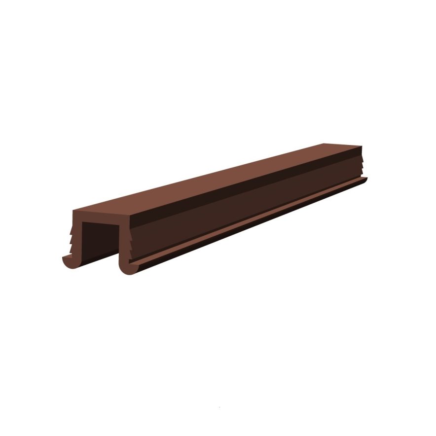 Series Mini 3m Brown Top Track PVC Guide Channel