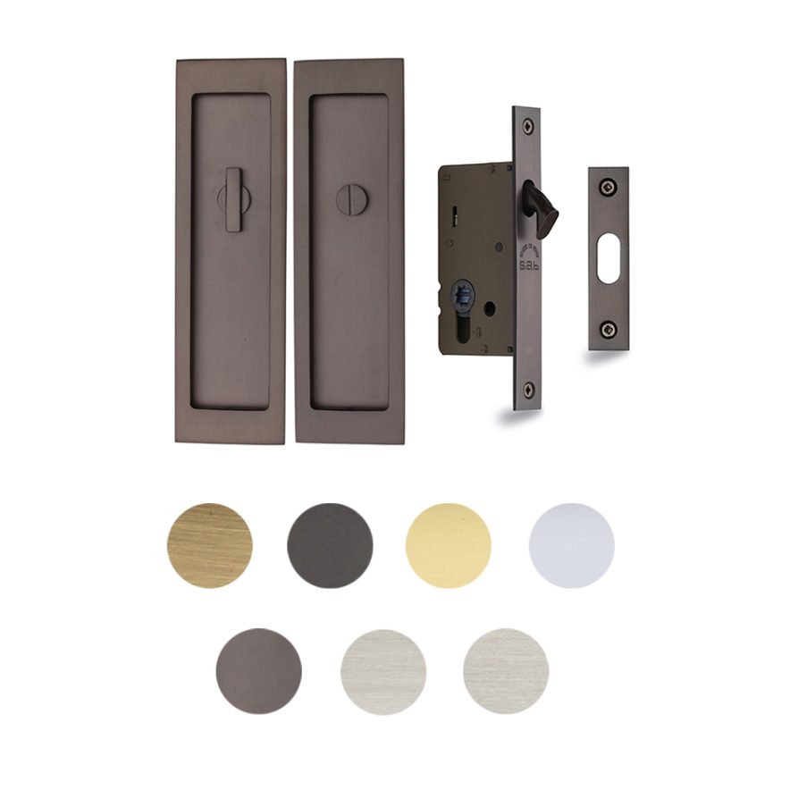 Flush Pull Privacy Set 197mm C1877-MB