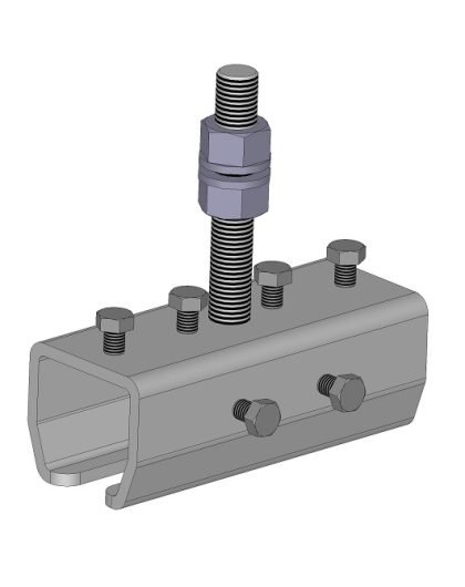 Multirail Track Connector Bracket on M16 Stud